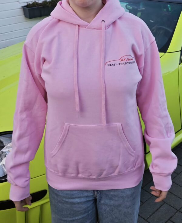 dias performance hoodie light pink vorne