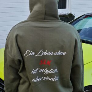 dias performance hoodie olive hinten