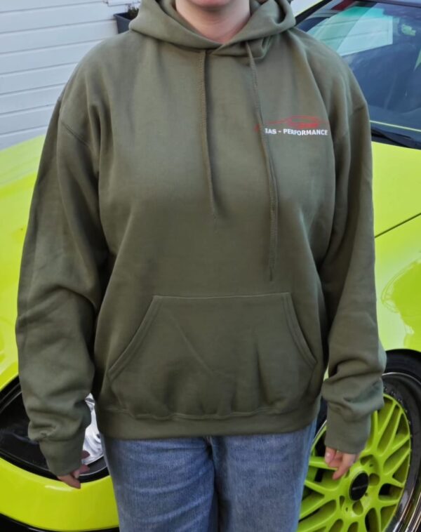 dias performance hoodie olive vorne